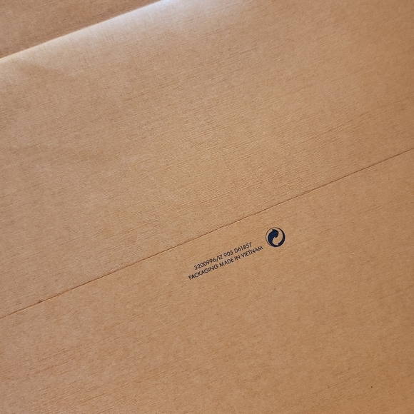 Louis Vuitton Large Empty Paper Gift Shopping Tote Bag 23"x17.5”x10” Decor - Picture 3 of 6